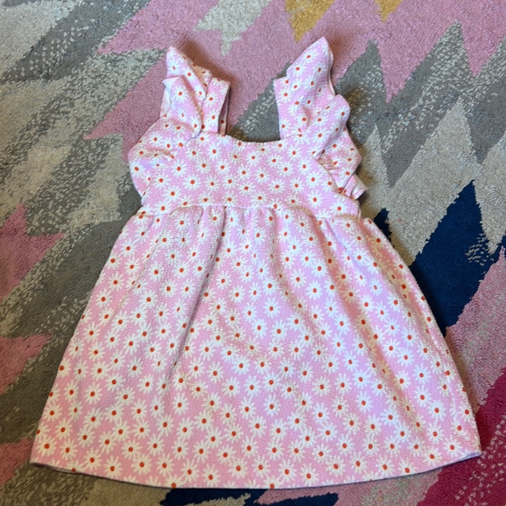 Zara Pink Daisy Print Sundress